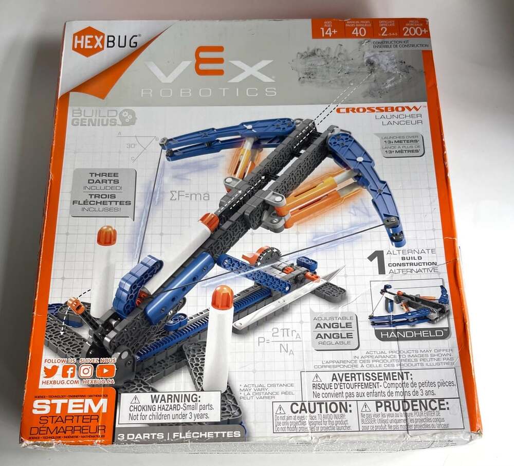 Hexbug VEX Robotics Crossbow Launcher Construction Kit STEM Starter 406-6533